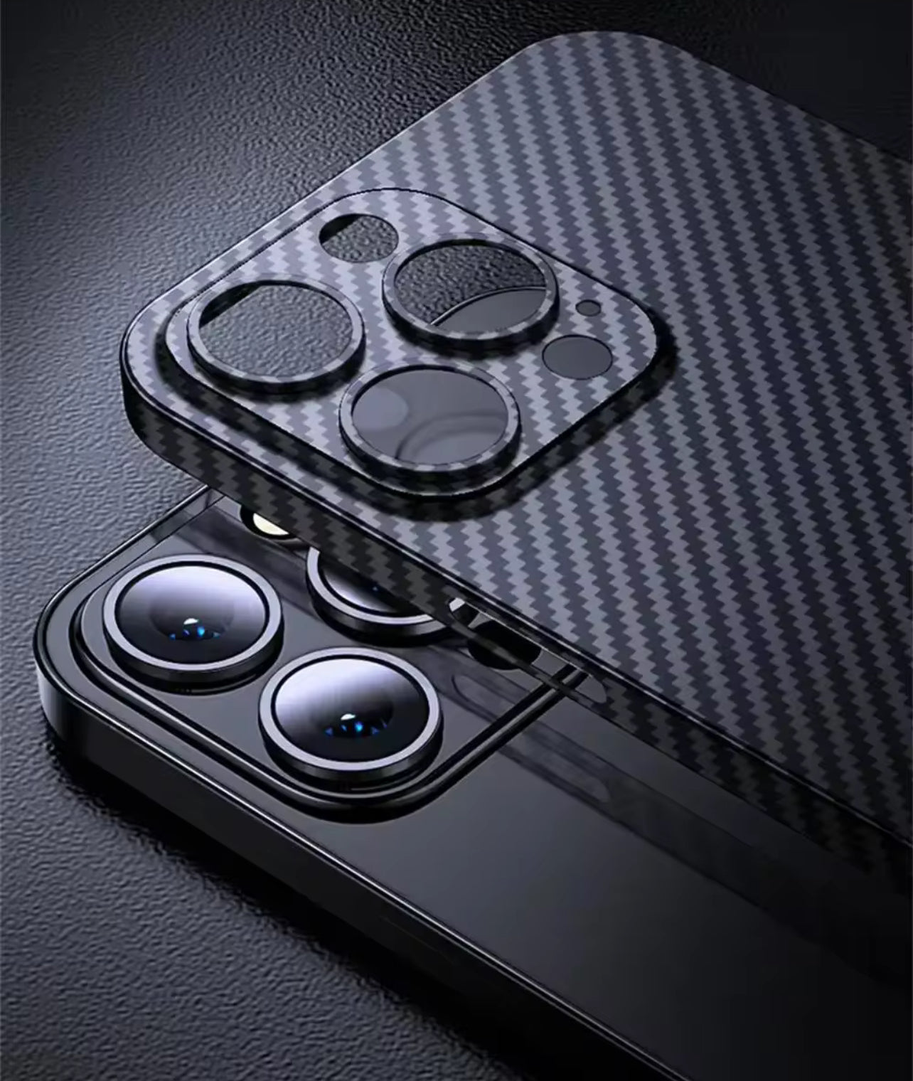 Premium Upgraded Ultra-Thin Carbon Fibre Phone Case with Precision Lens Protector- Apple iPhone 16 Series Premium Upgraded Ultra-Thin Carbon Fibre Phone Case with Precision Lens Protector- Apple iPhone 16 Series